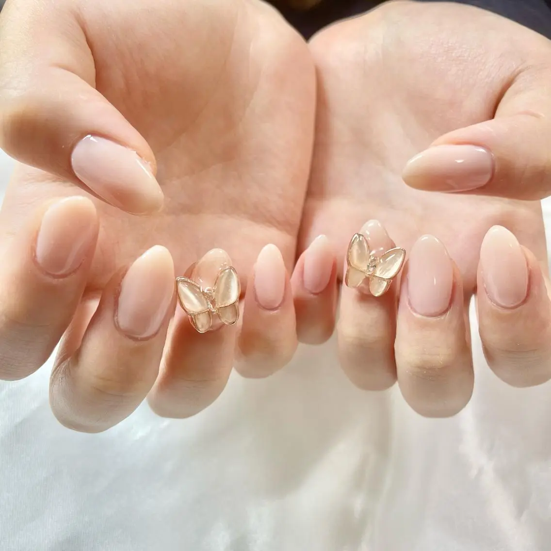 ネイル ワンカラーネイル ハンドネイル 🎀AYAKO 🎀中韓ネイルのネイルデザイン