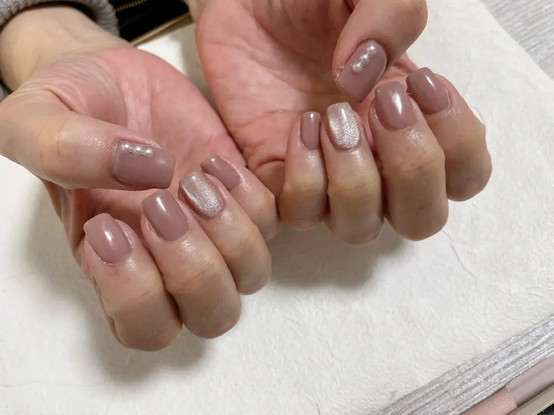 ネイル オーロラネイル フットネイル フレンチネイル ジェルネイル 韓国ネイル ハンドネイル mogunail &blowのネイルデザイン