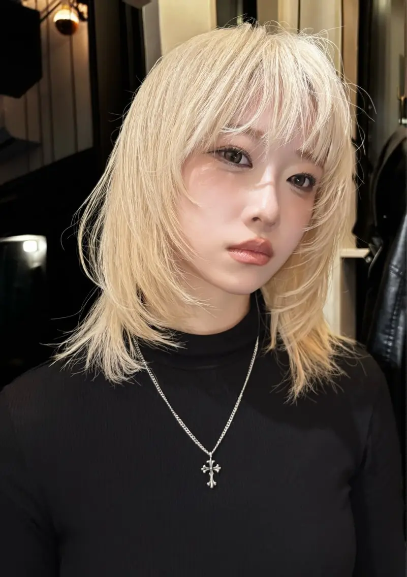 ミディアム 中野 晴登のヘアスタイル