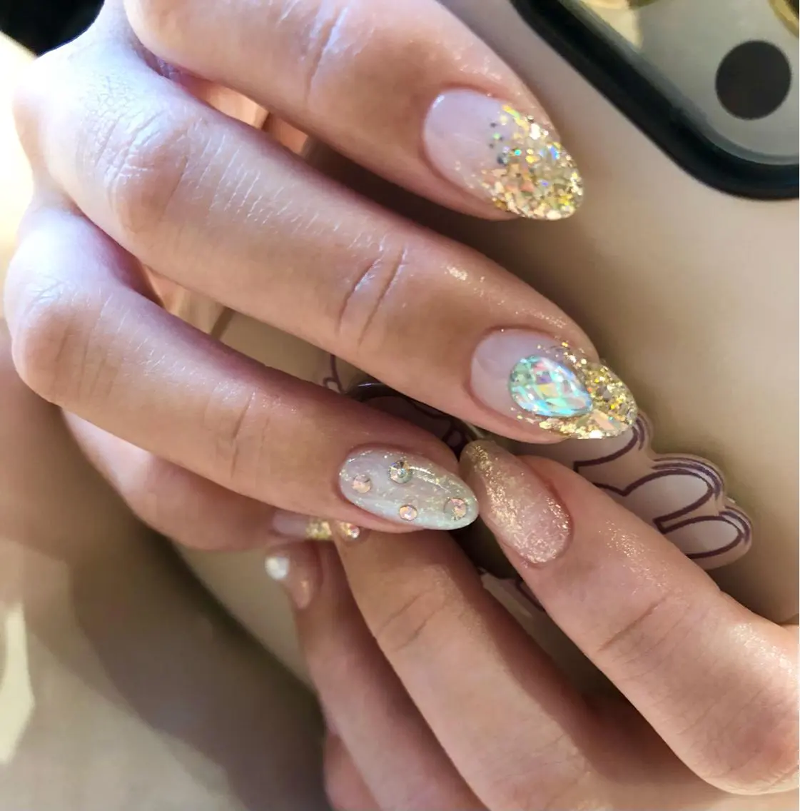 ネイル パラあり！フィルイン 美フォルムのネイルデザイン