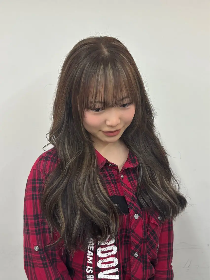 「当日予約可🌻」【立体感カラー】ハイライト、シャドウルーツ+全体カラー+ケアトリートメント/心斎橋🐙の写真