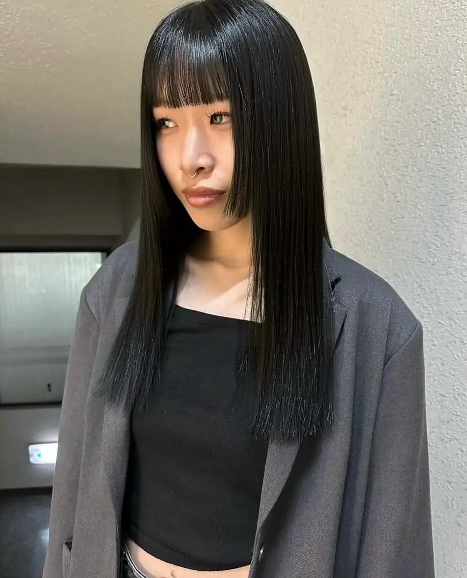 セミロング カラー トリートメント 足立 武巳(金山Ciel)のヘアスタイル
