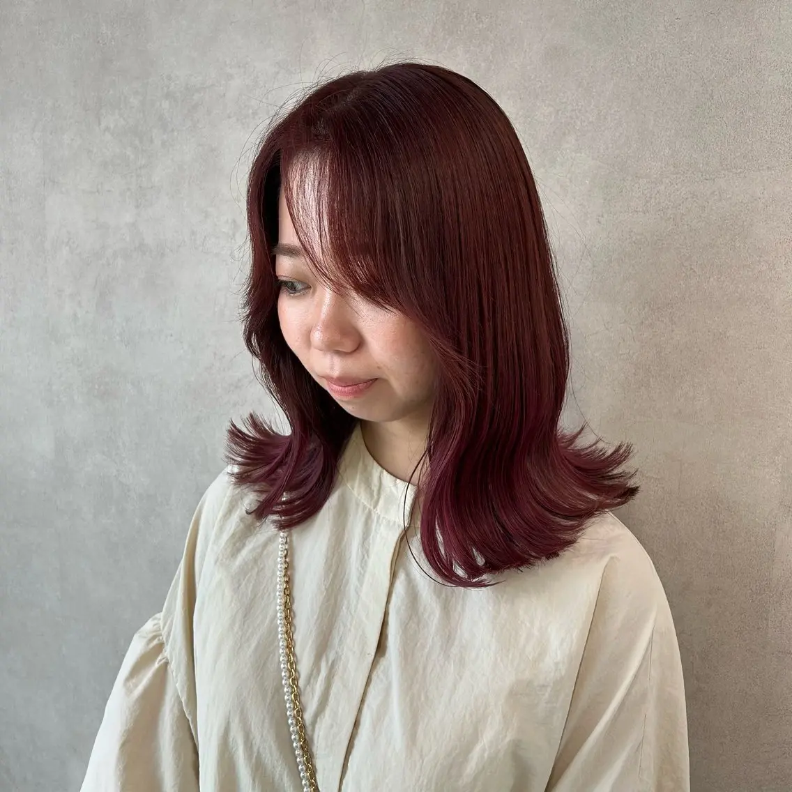 ミディアム カラー ブリーチ グラデーションカラー ピンクカラー 透明感カラー🫧 /有野ひかりのヘアスタイル