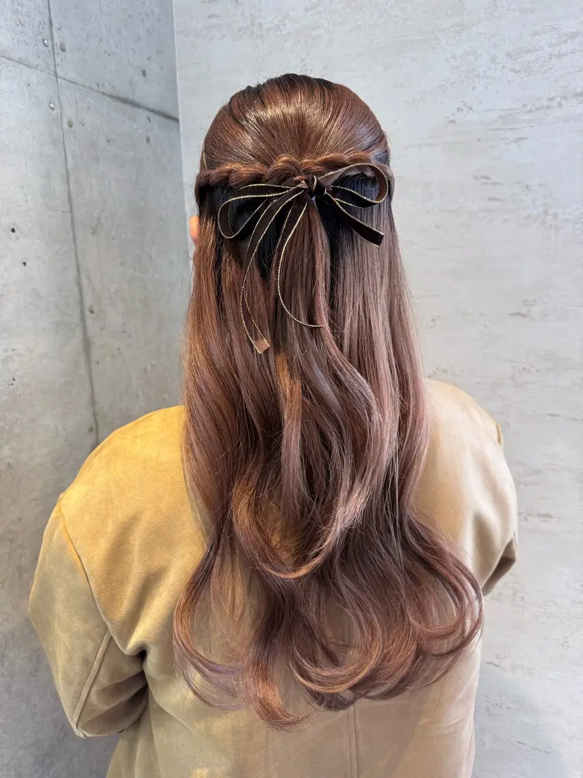 ヘアアレンジ はやしほのか| ヘアセット×カラーのヘアスタイル