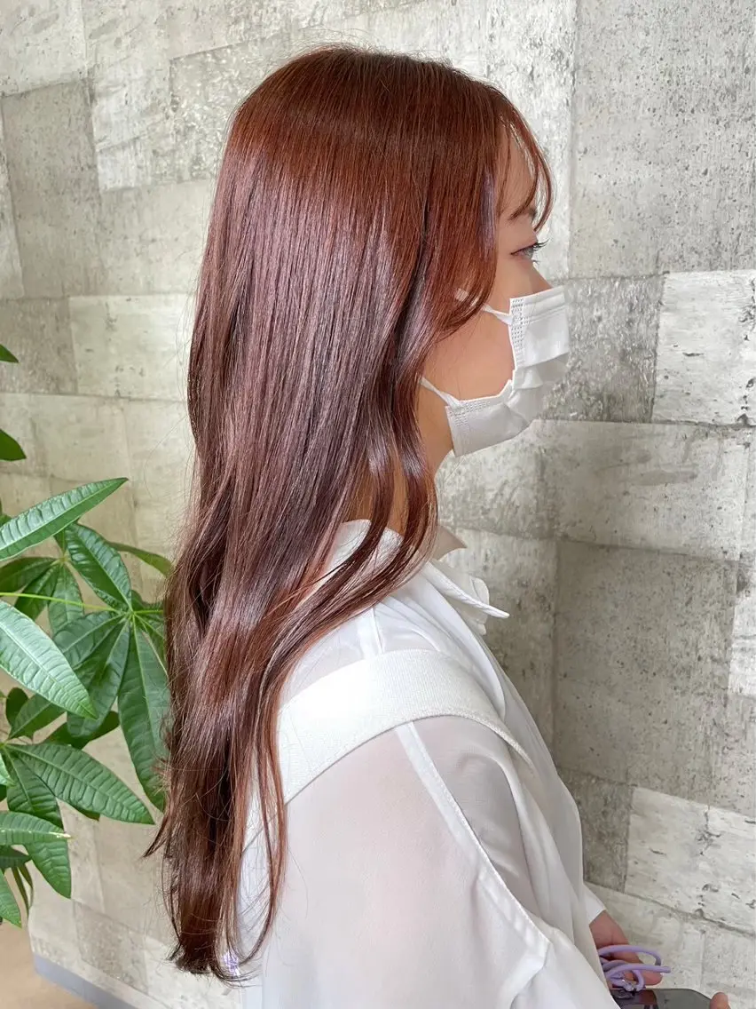 前髪カット✂️+カラー🌈の写真