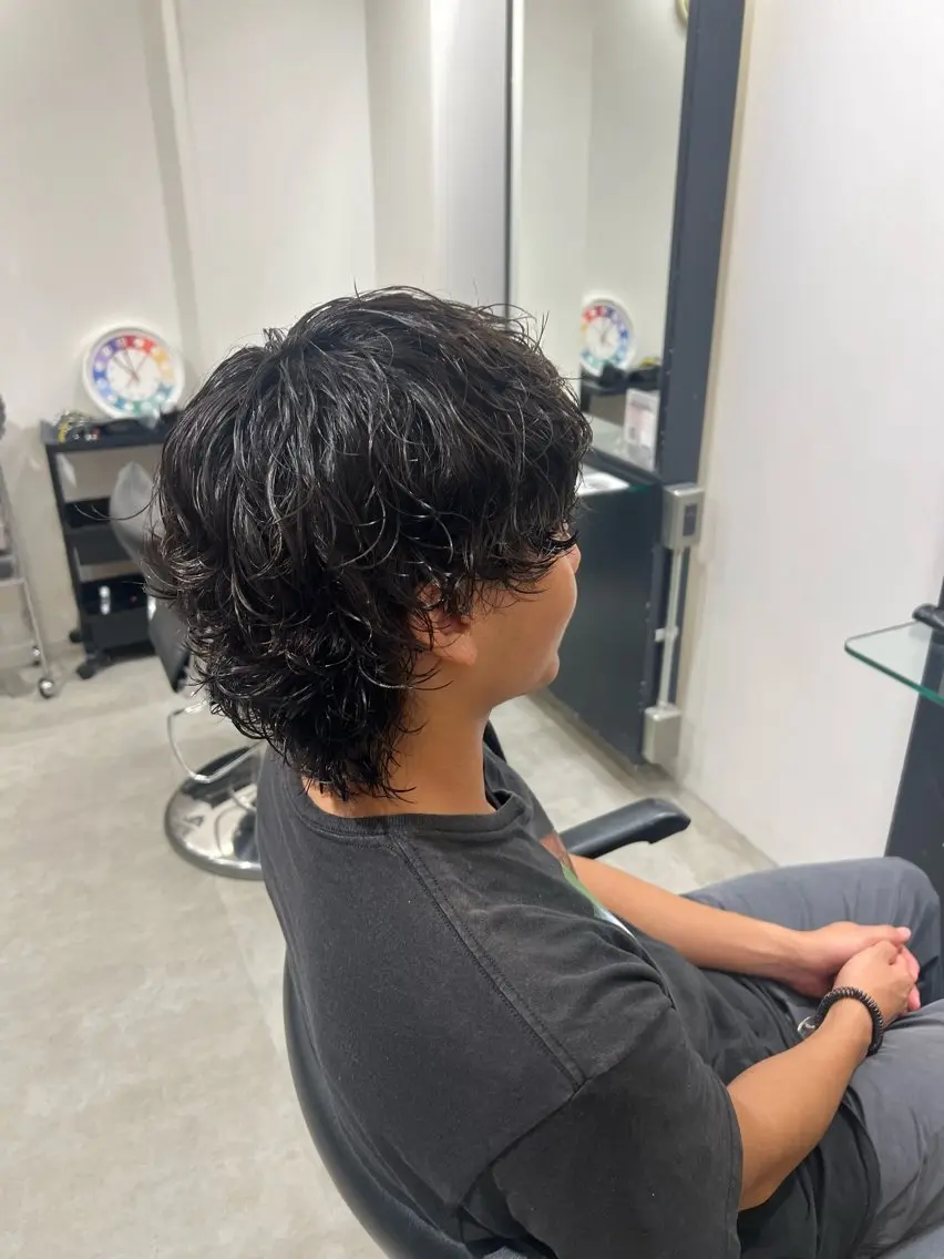 カット＋シャドウパーマの写真