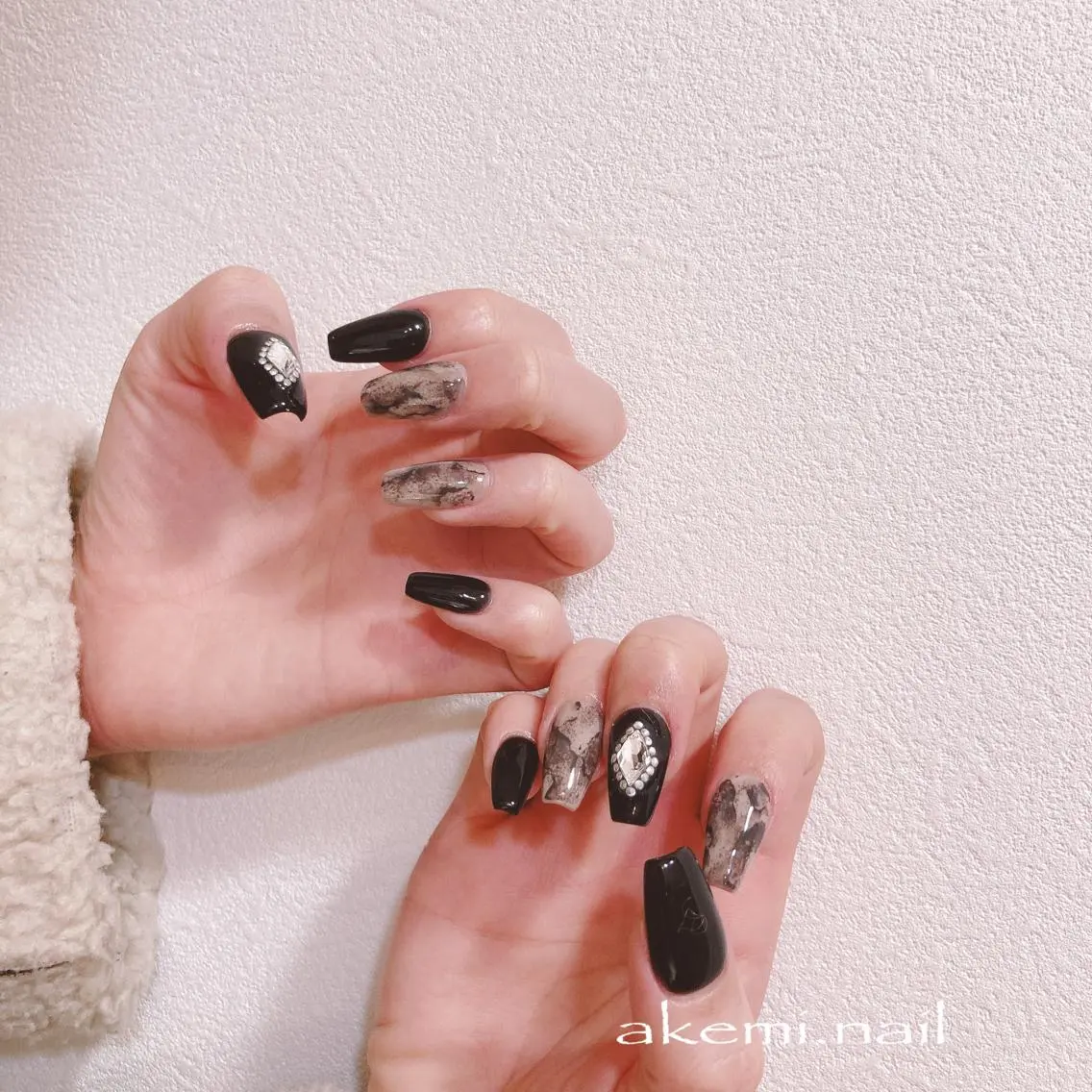 ネイル スカルプネイル elu :nail&eyeのネイルデザイン