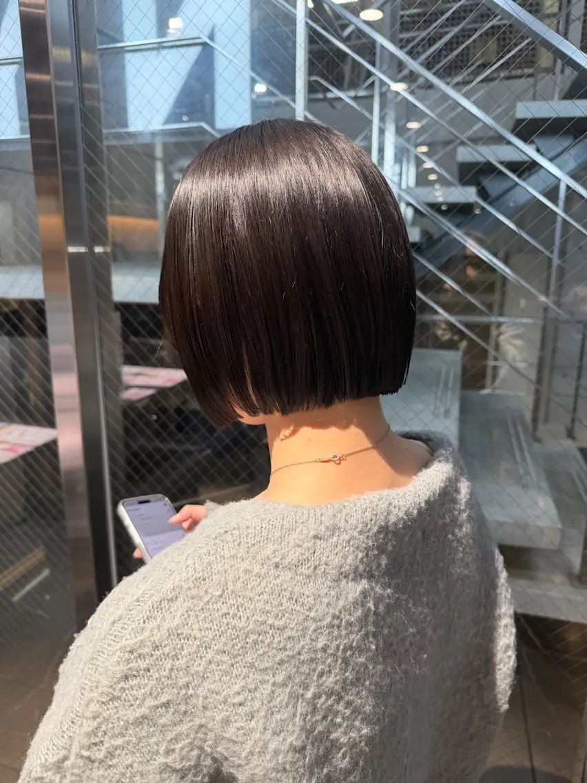 ショート ボブ 似合わせカット 佐々木やすは/ レディースモデル募集のヘアスタイル