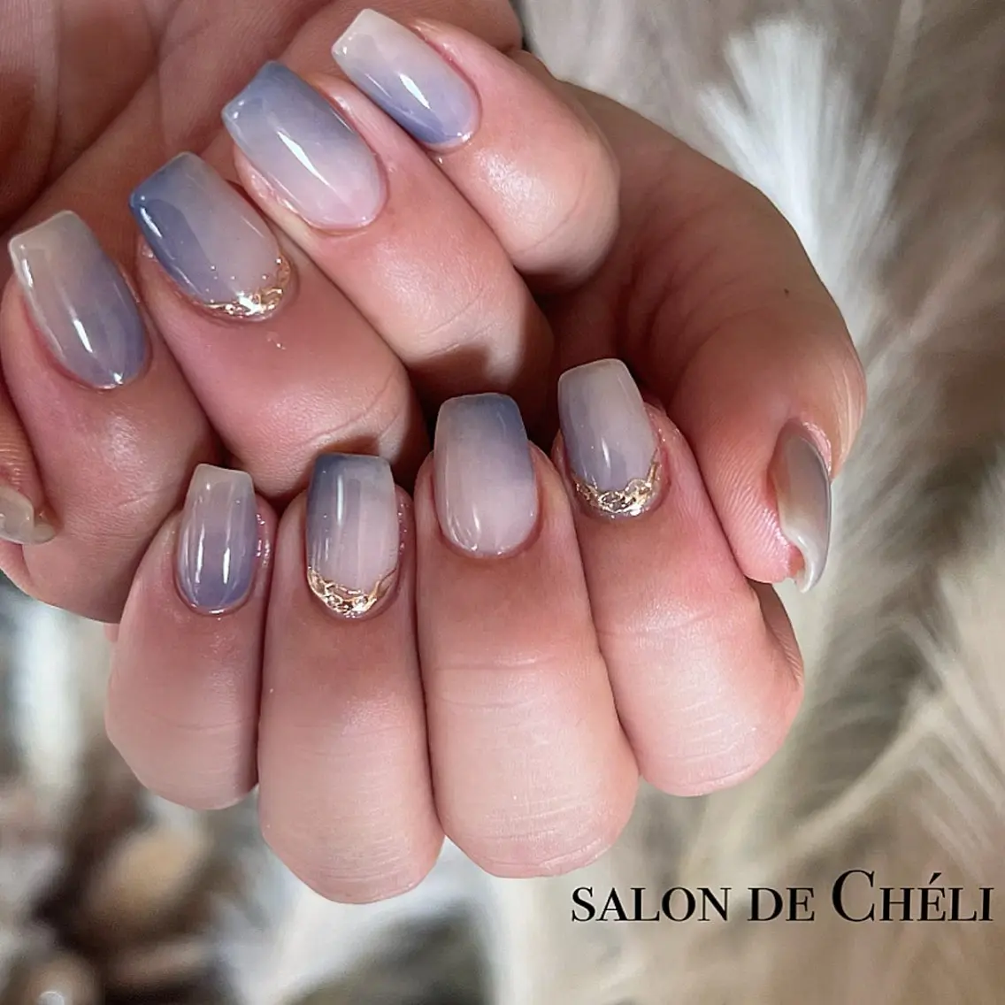 ネイル ニュアンスネイル 春ネイル salon de Cheliのネイルデザイン