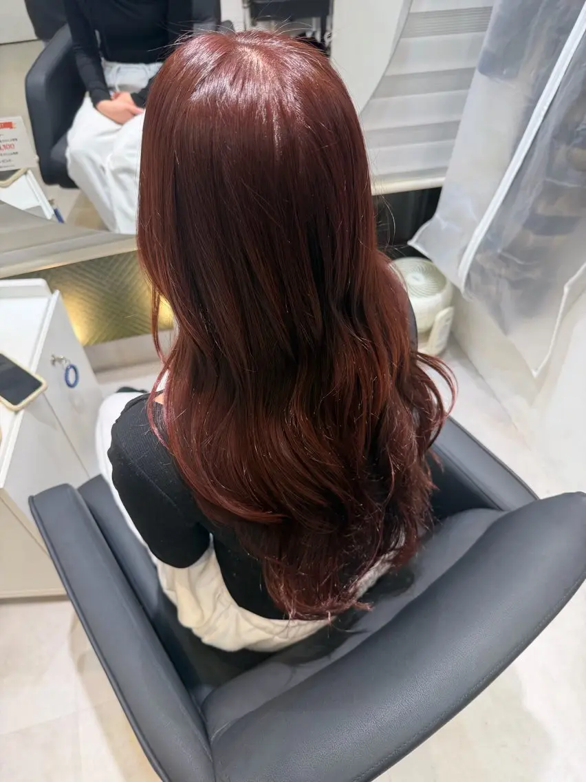 ロング カラー ヘアカラー トリートメント IENA髪質改善 honokaのヘアスタイル