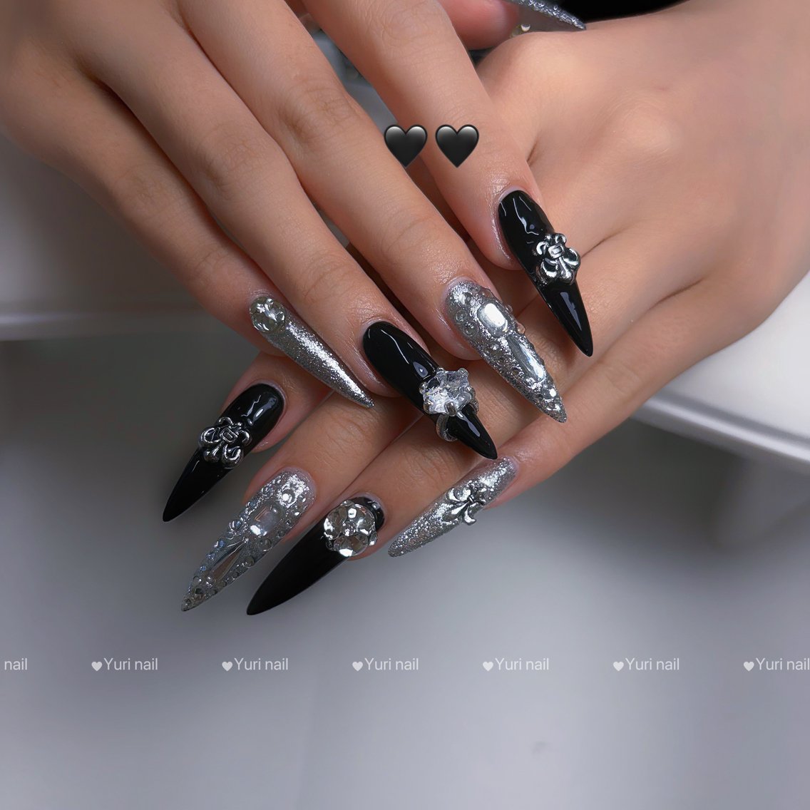 ネイル アートネイル 長さ出し フラッシュネイル ジェルネイル 韓国ネイル ハンドネイル Yuri.nail studioのネイルデザイン
