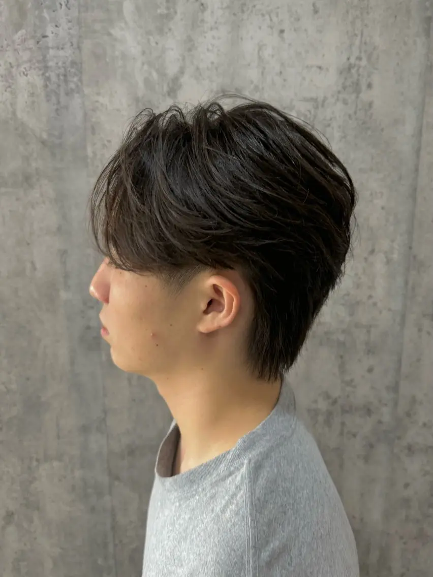 メンズ 髪質改善×白髪ぼかし 美容師✂️武澤龍賀のヘアスタイル