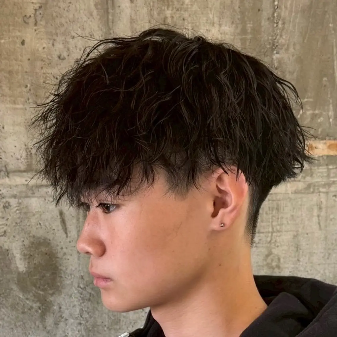 パーマ メンズ 【束感セット】 あおいのヘアスタイル