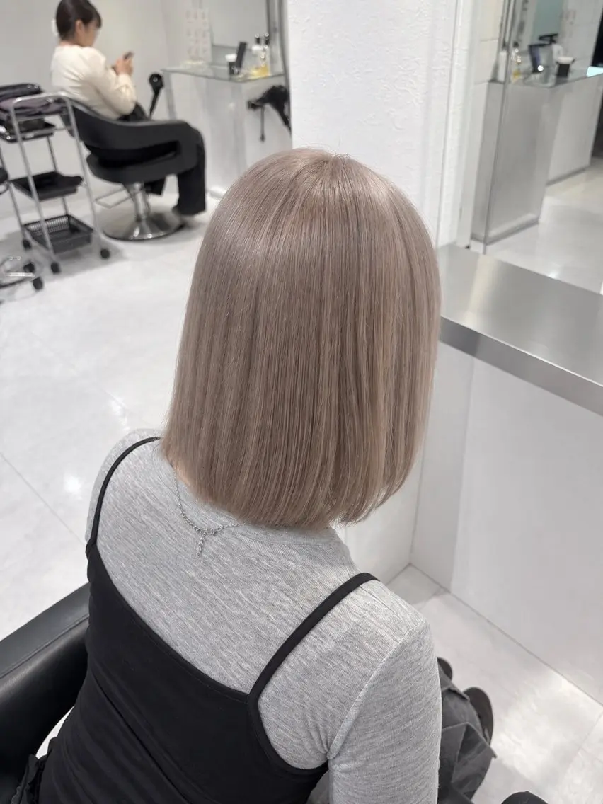 ミディアム カラー ヘアカラー トリートメント うる艶ワンホン/ HINANO🩶のヘアスタイル
