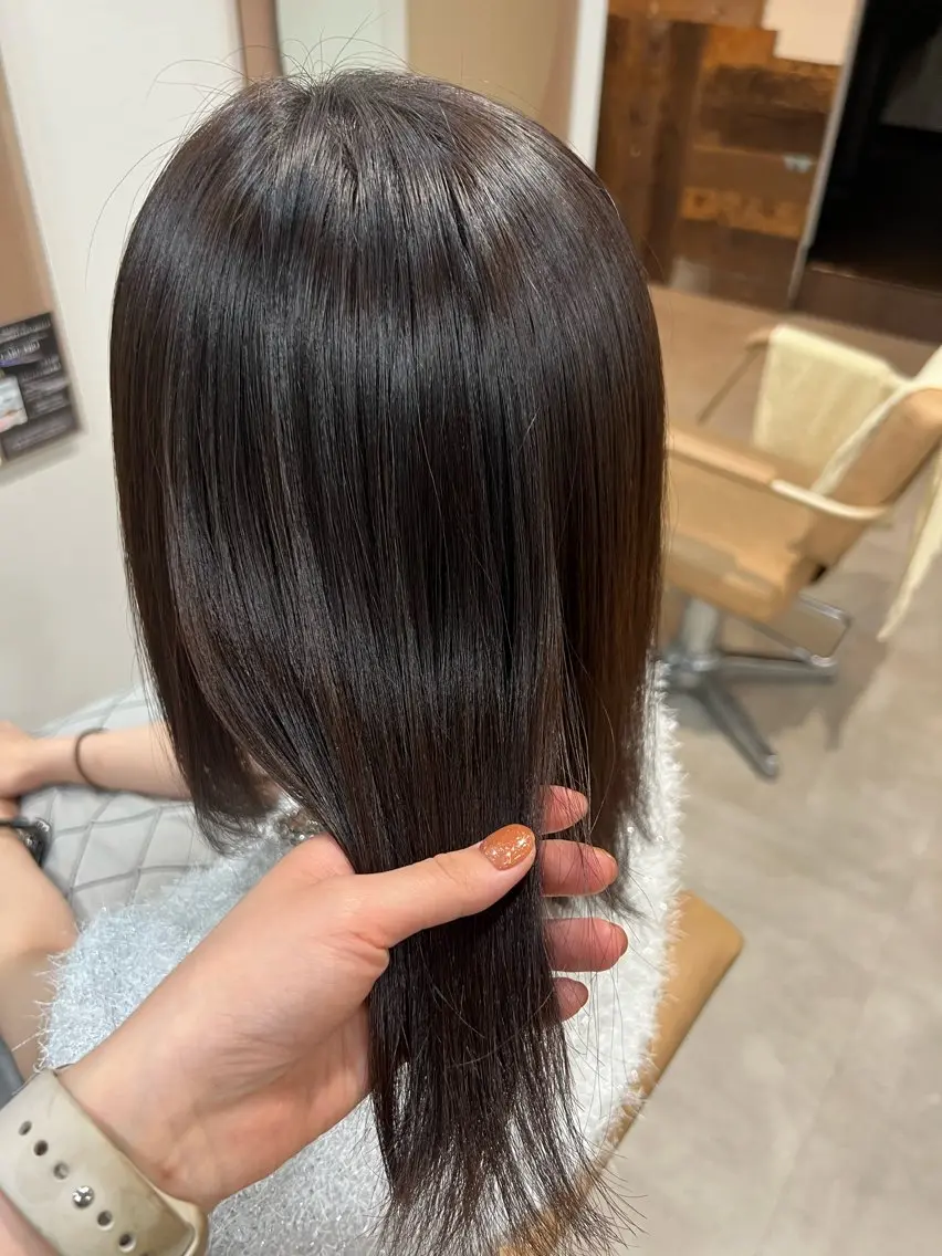 パーマ 髪質改善 ストレートパーマ ハラダユウカ flower西明石店のヘアスタイル