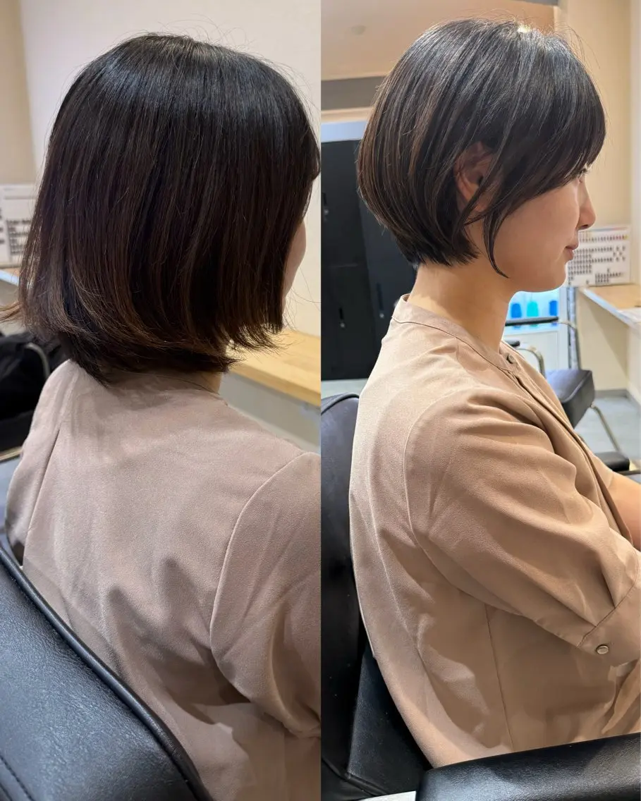 ショート ヘアカラー トリートメント ヘッドスパ suii..hair designのヘアスタイル