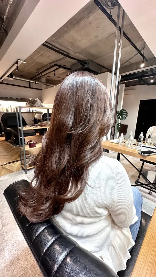 ロング カラー ヘアカラー 🫧大川珠蘭 ￤艶髪カラー🫧のヘアスタイル