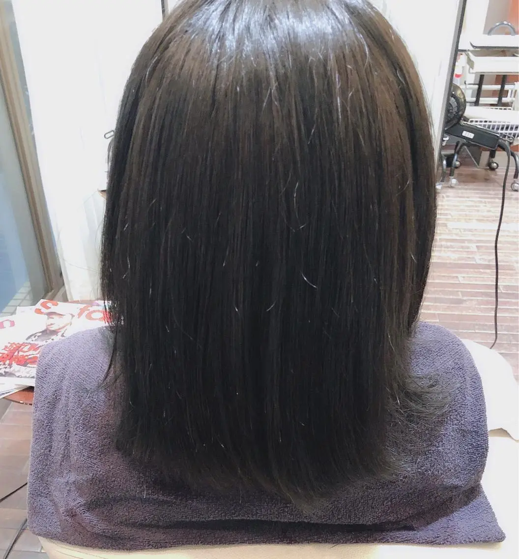 ミディアム カラー アッシュ ブリーチ こすげひろと カラー講師のヘアスタイル