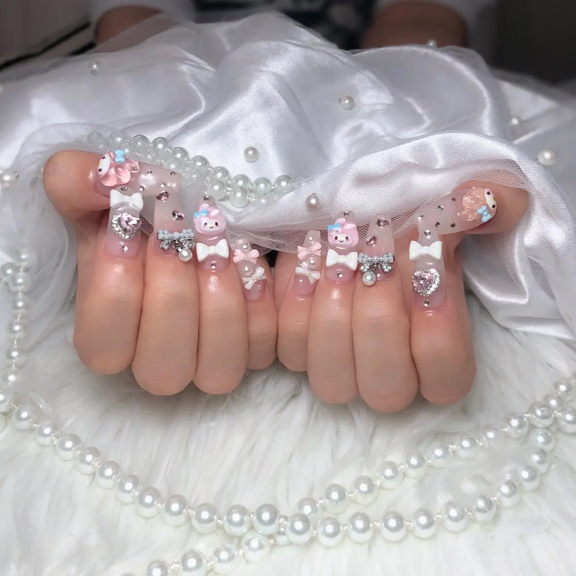 【HANDオフなし】90分パーツつけ放題＋ワンカラーorラメグラの写真