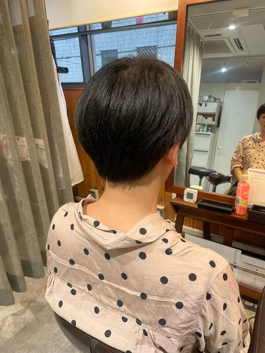 ショート カラー ベリーショート ショートヘア カット ヘアカラー トリートメント 髪質改善/Bloss om🌷高橋沙衣のヘアスタイル