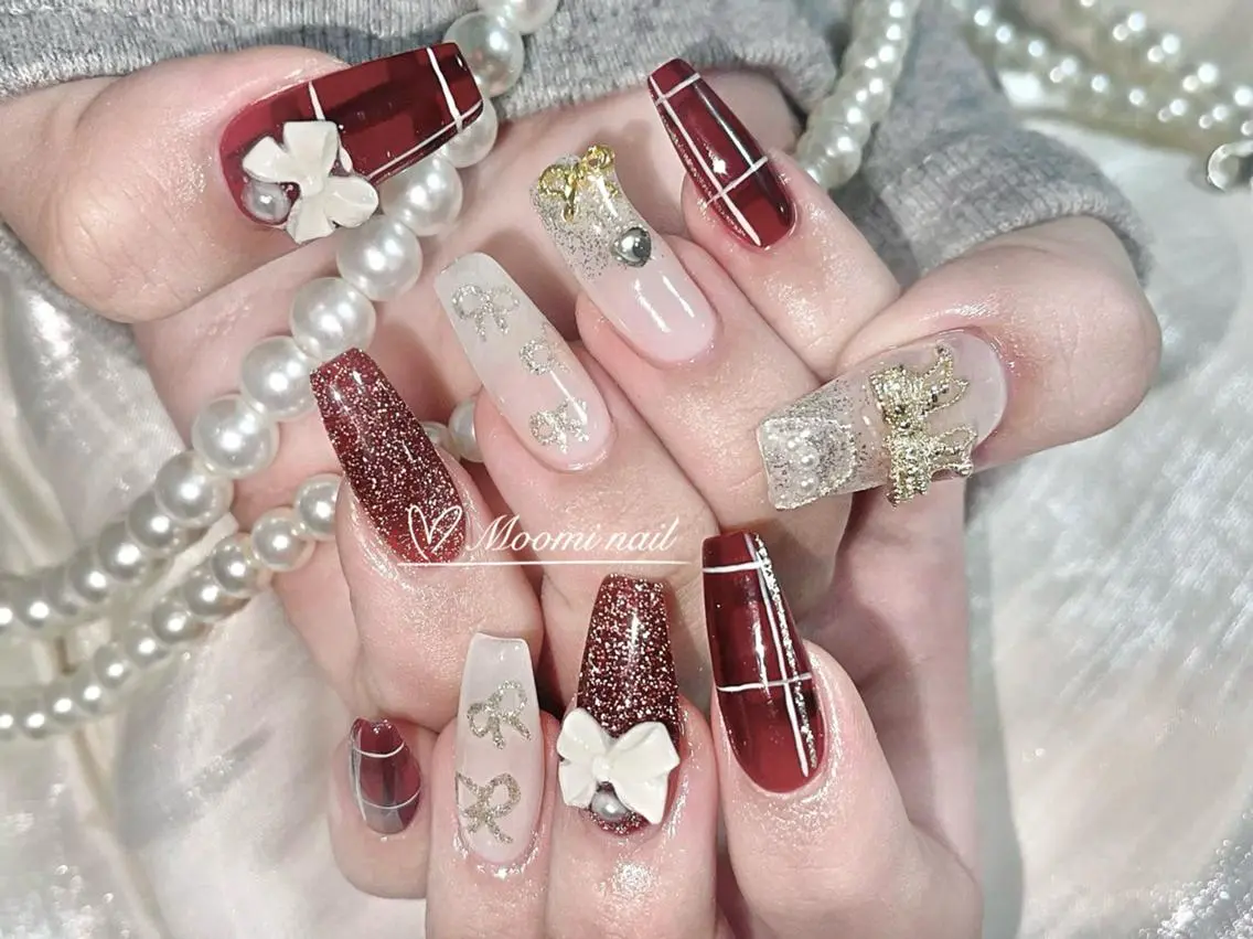 ネイル 長さ出し ジェルネイル グラデーション 韓国ネイル マグネットネイル moomi nail スカルプ専門のネイルデザイン