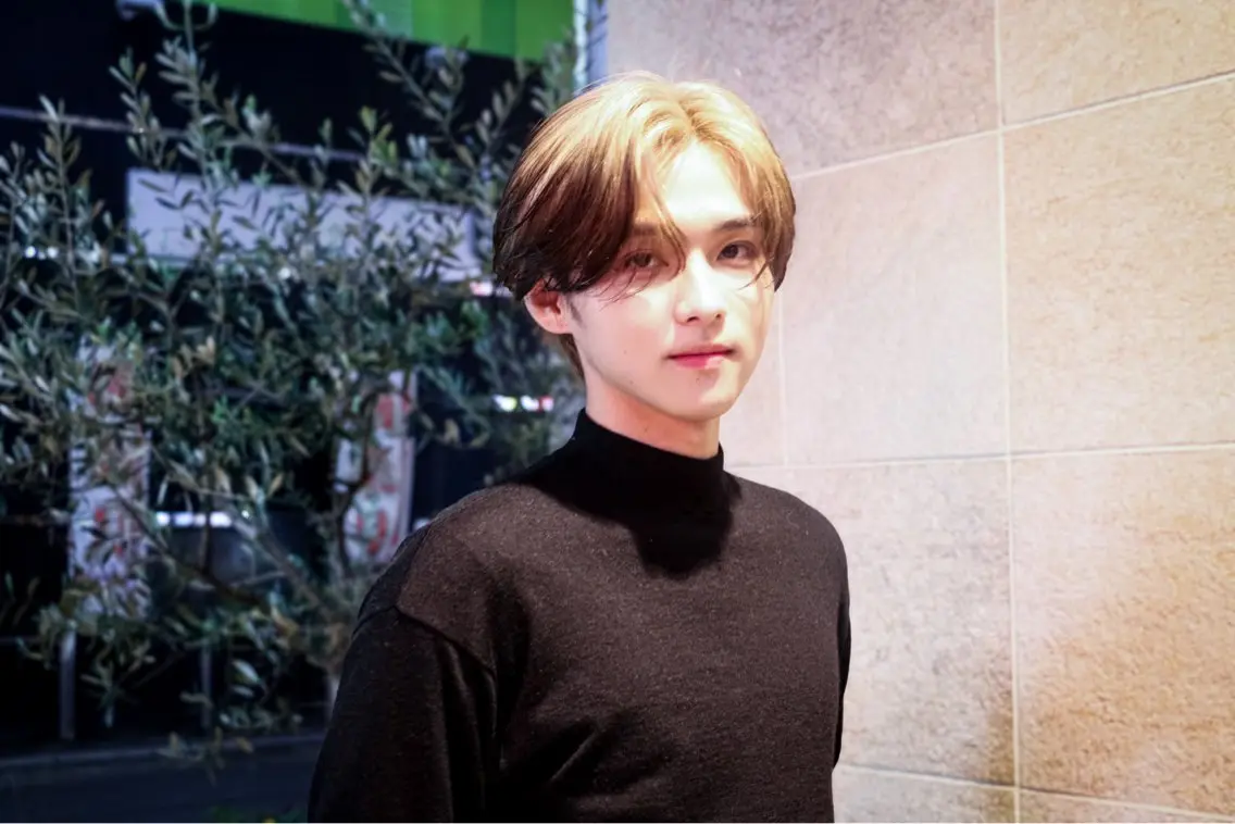 ミディアム カラー パーマ メンズ キッズ カット ヘアカラー メンズ カラー特化/ カラー特化/池田海斗のヘアスタイル