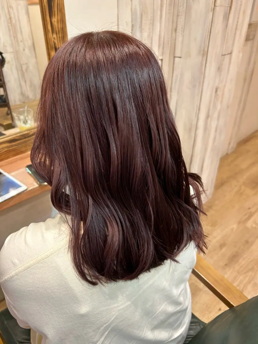 ロング カラー ヘアカラー 今村 茜のヘアスタイル