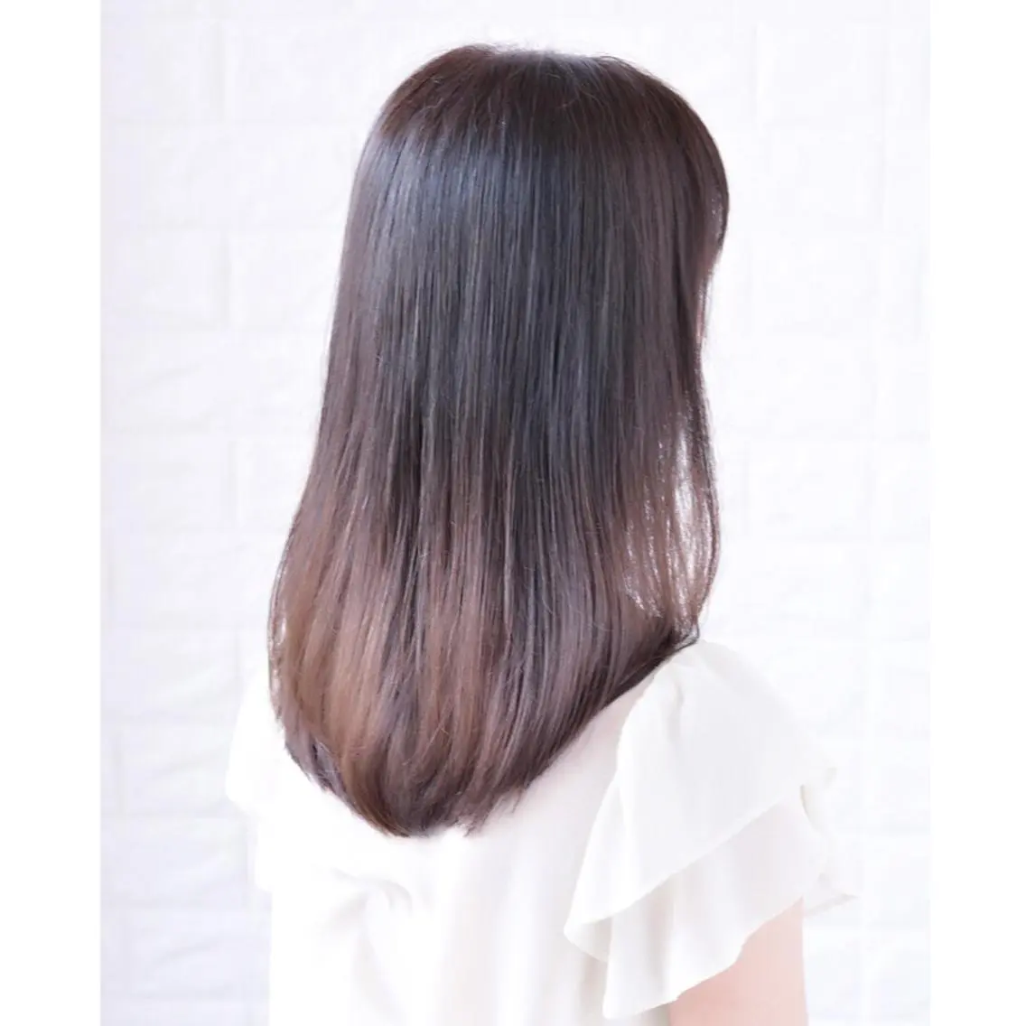 ミディアム カラー アッシュ オリーブアッシュ 髪質改善特化KIZU /艶髪研究（京都）のヘアスタイル