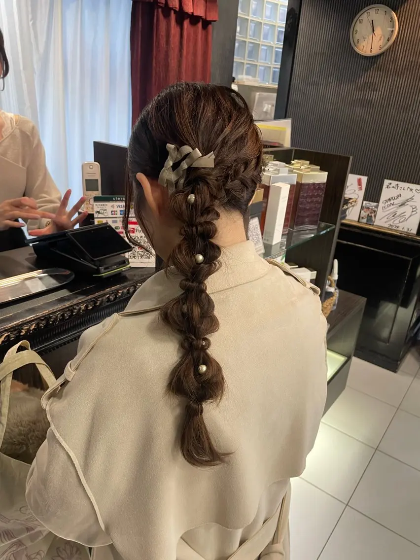 ロング ヘアセット 量産ヘアセット/ ヘアメAyakaのヘアスタイル