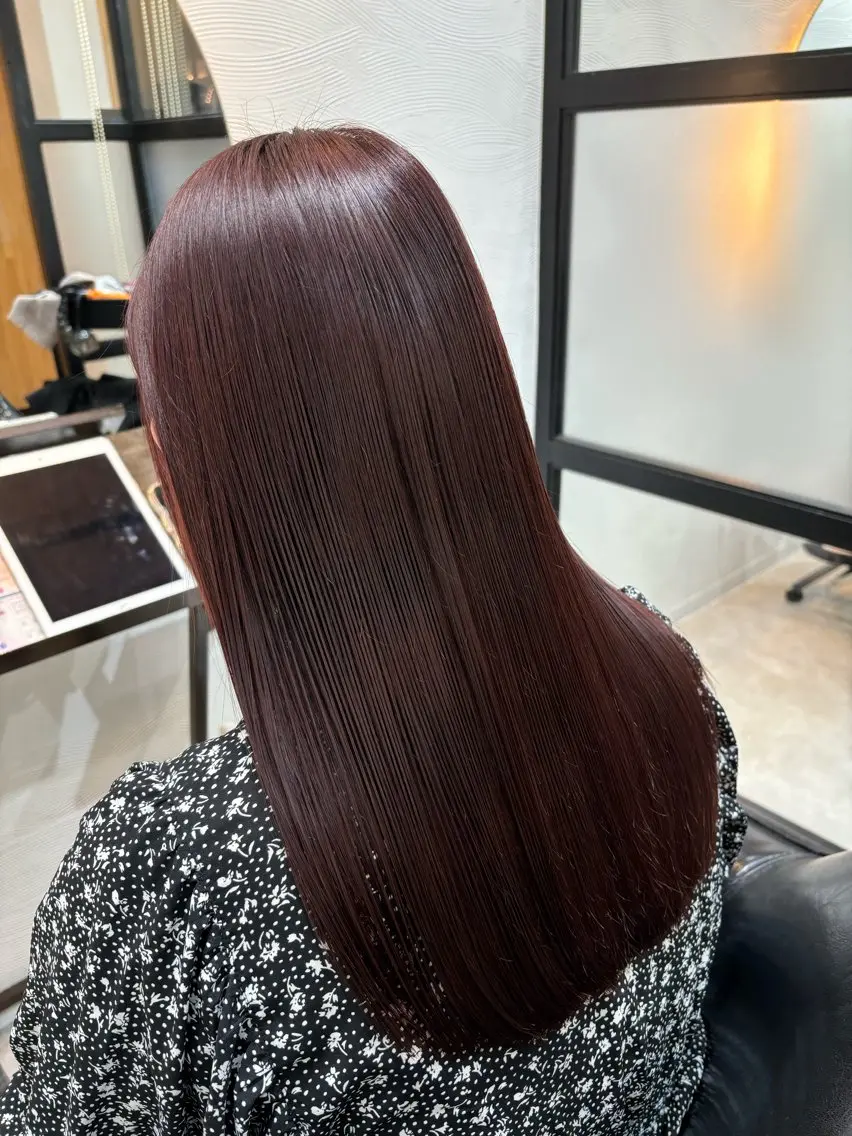 セミロング カラー カット トリートメント 🍒透明感カラー NO.1/ララ🍒のヘアスタイル