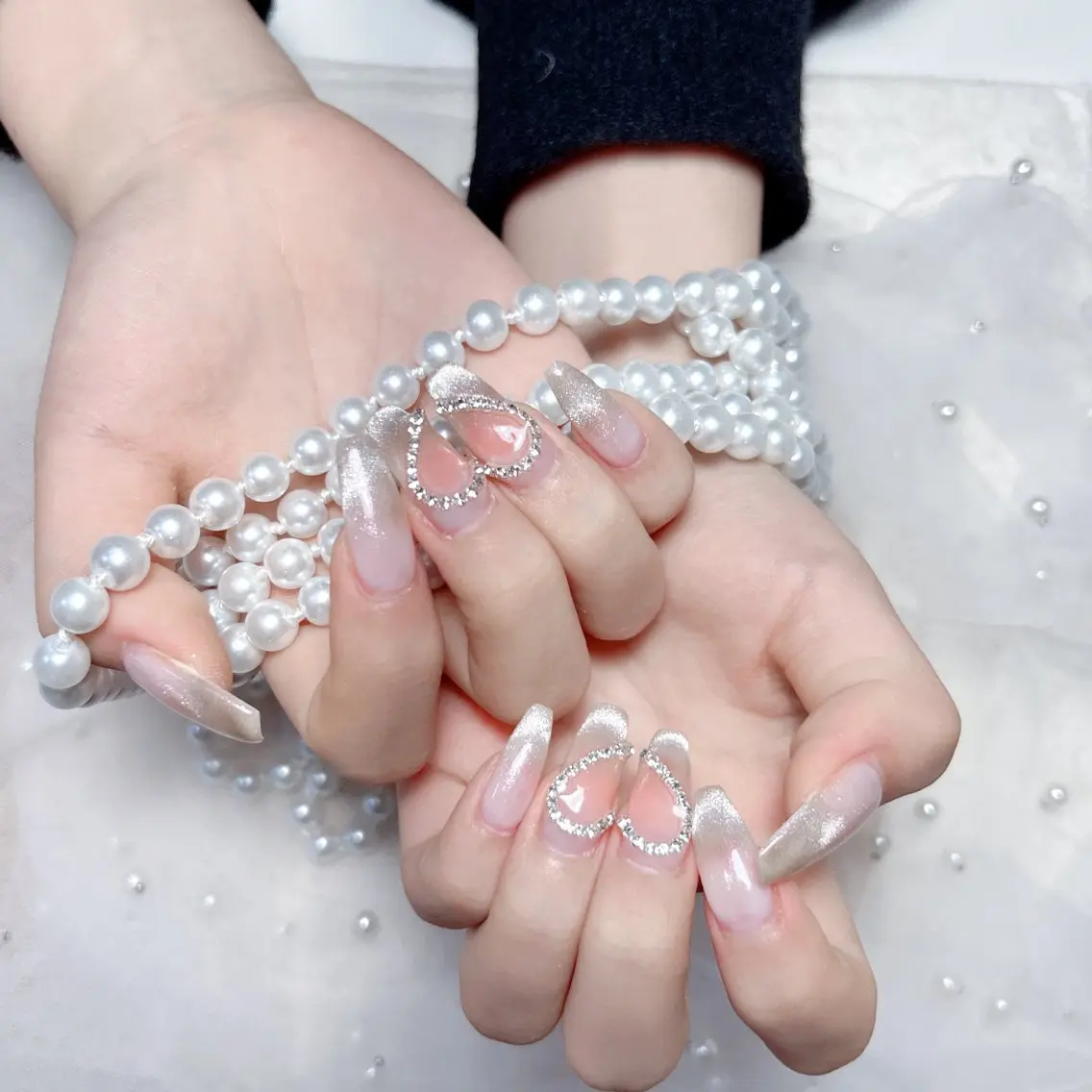 ネイル ハンドネイル M 🌷Nail 長さだし専門店のネイルデザイン