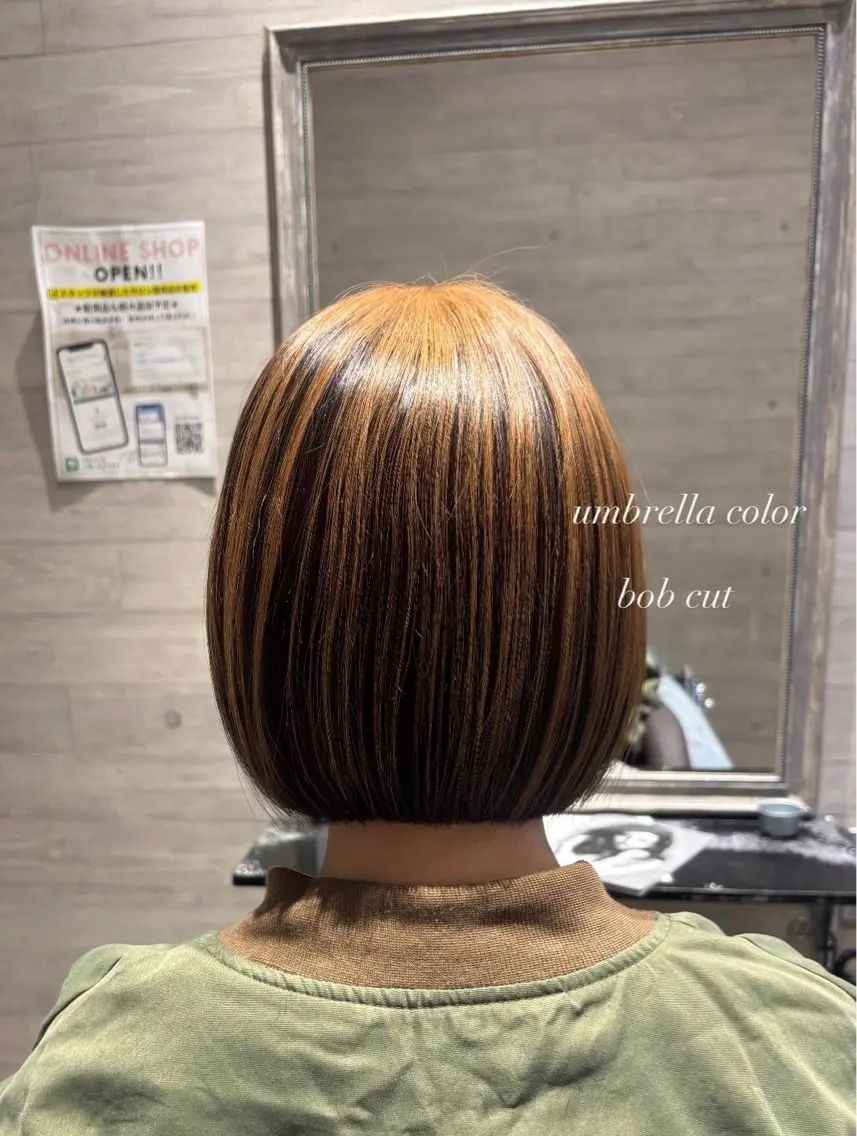 ショート カラー 透明感カラー/ボブ /cocoro💜のヘアスタイル