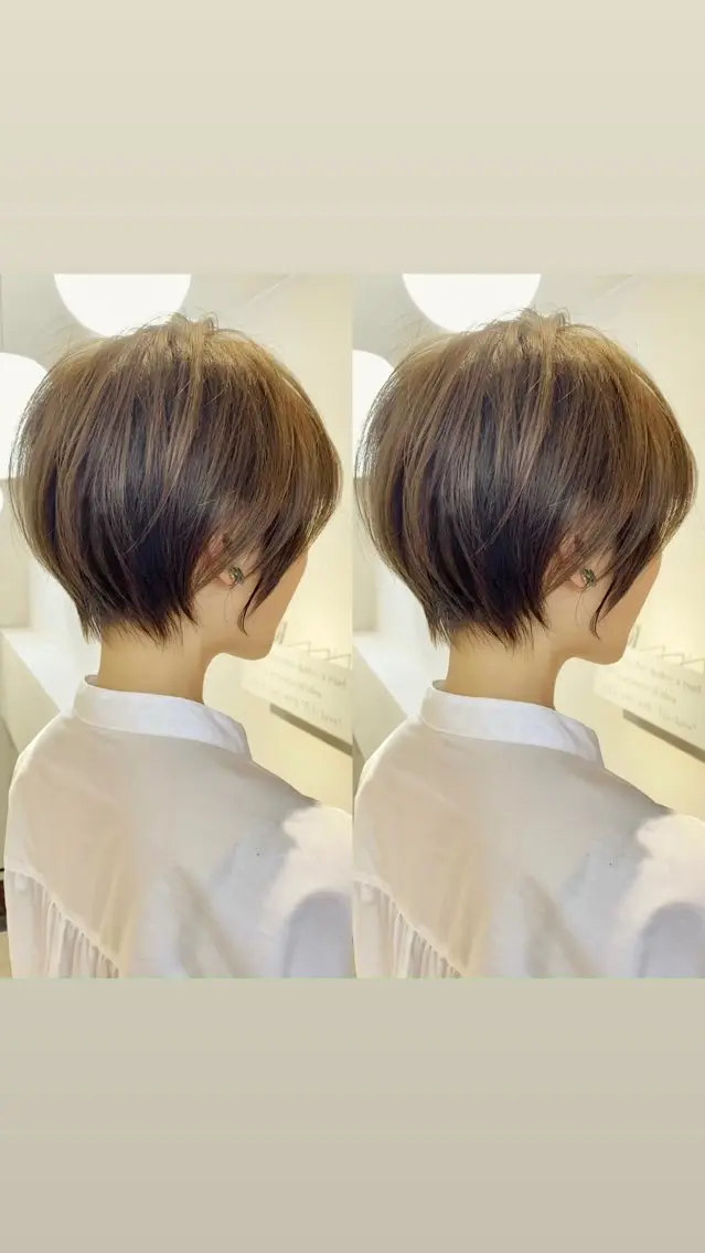 セミロング カラー パーマ ヘアアレンジ メンズ キッズ ショート特化型🌟 似合わせ/カンタ✨のヘアスタイル