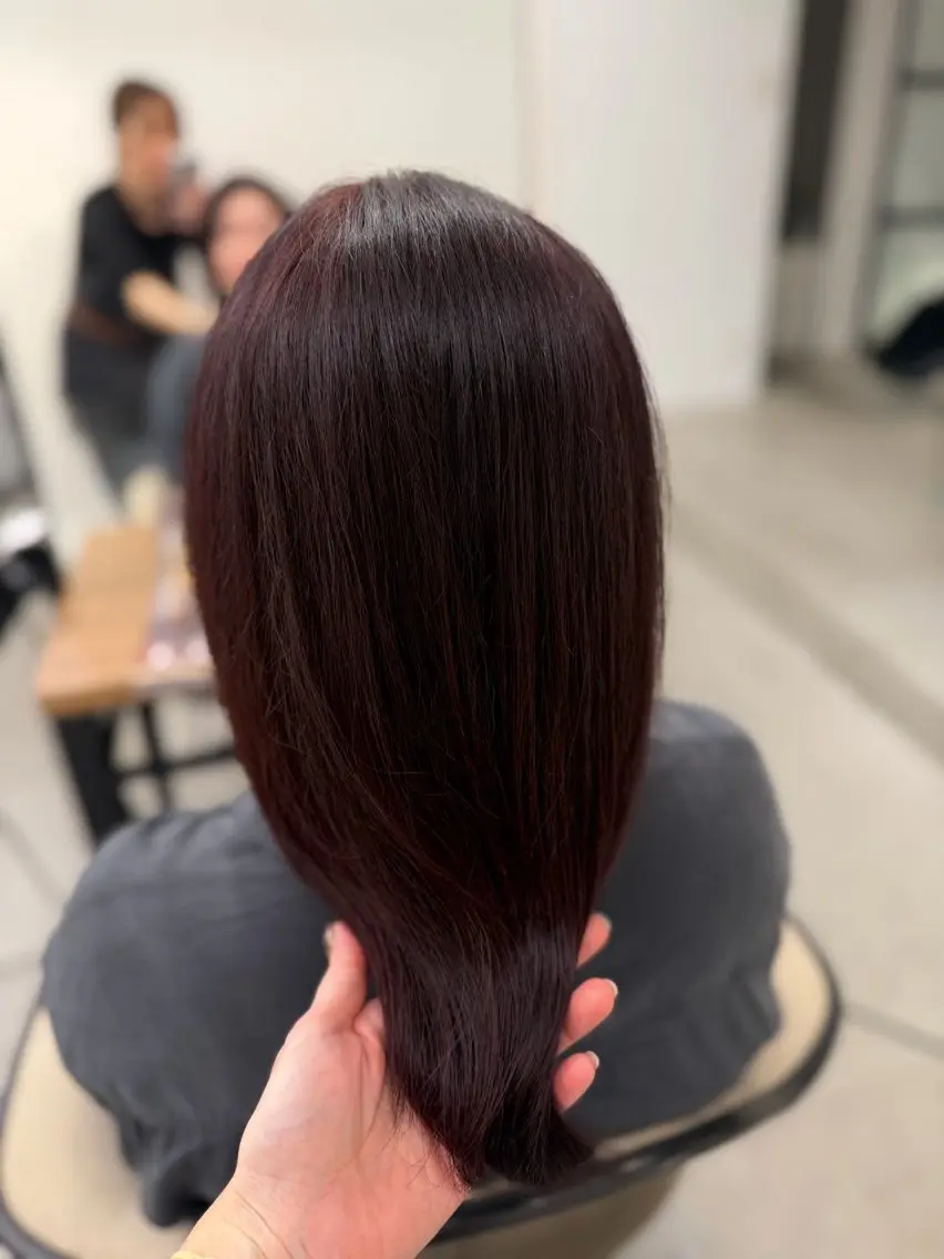カラー ヘアカラー 艶髪カラー💫 SHIMAのヘアスタイル