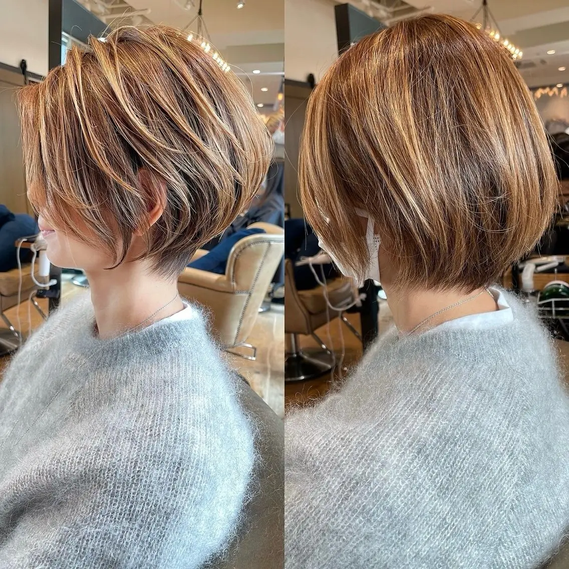 ショート 絶壁補正くびれ ショート✂️ 井川のヘアスタイル