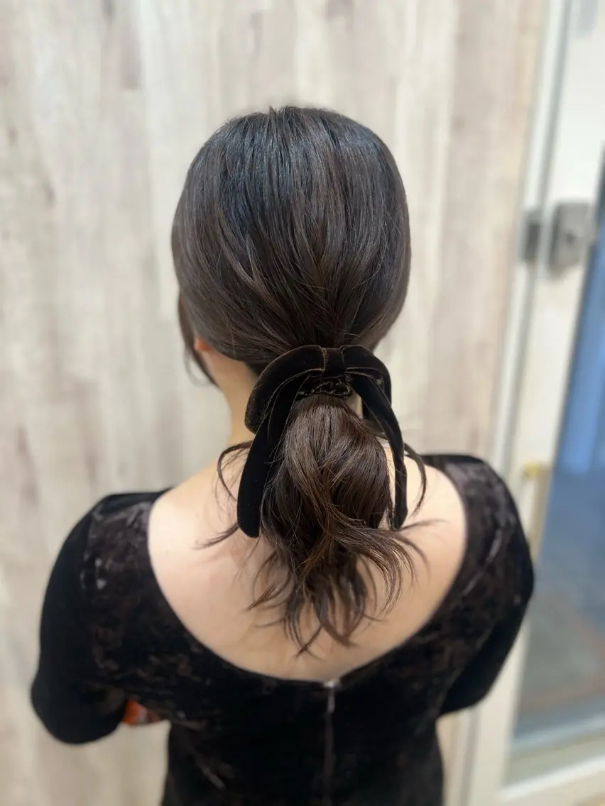 ヘアアレンジ ヘアセット ヘアメイクネイリスト hidemi中目黒のヘアスタイル
