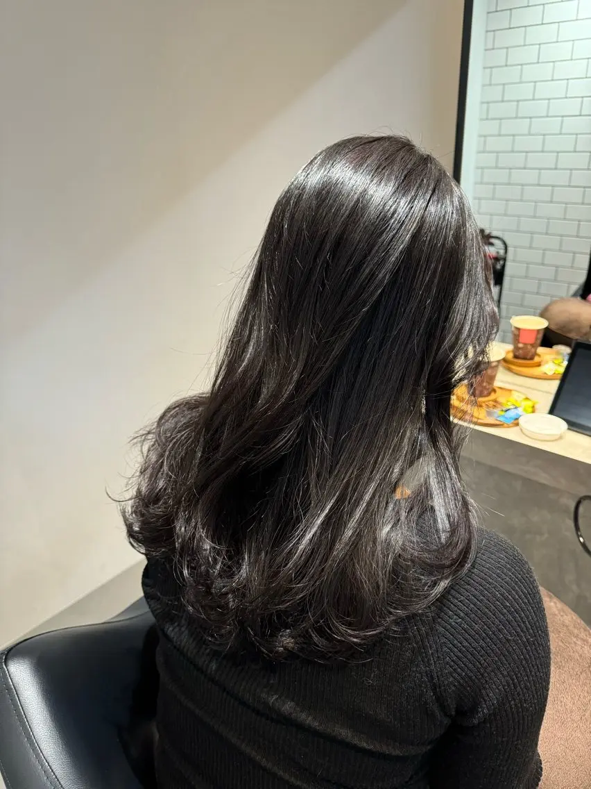 ロング カラー 似合わせカット トリートメント カット ヘアカラー トリートメント 髪質改善×艶カラー Haruのヘアスタイル