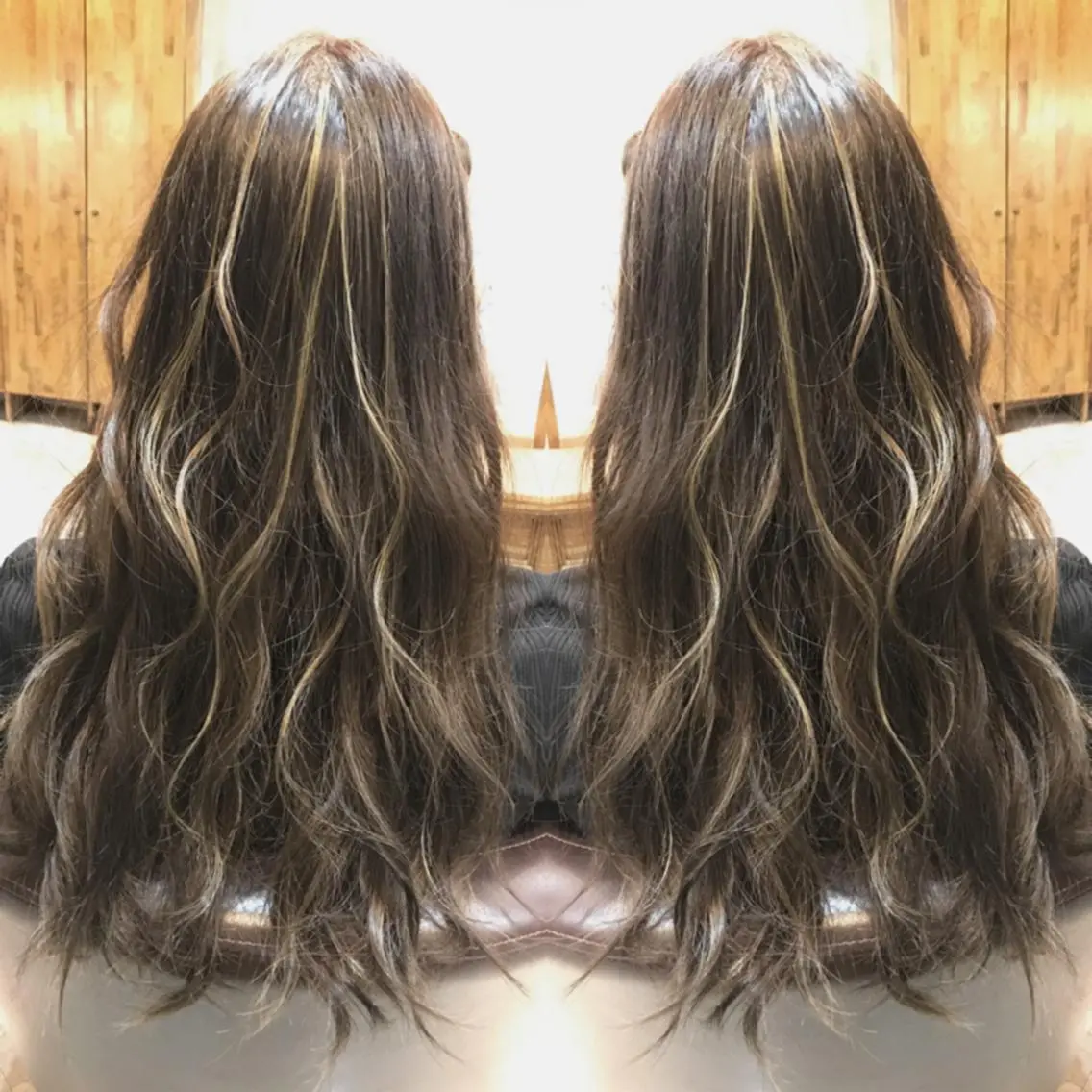 ロング カラー ヘアカラー 重政 和樹のヘアスタイル