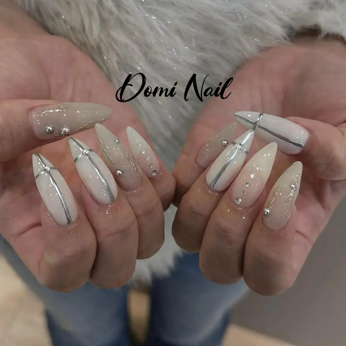 ネイル 持ち込み ネイルチップ ハンドネイル 渋谷 Domi Nailのネイルデザイン
