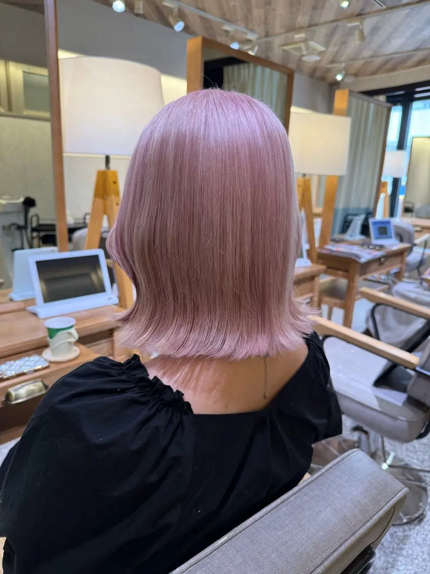 ショート ヘアカラー 🌷透明感レイヤー/ Ayana🌷のヘアスタイル