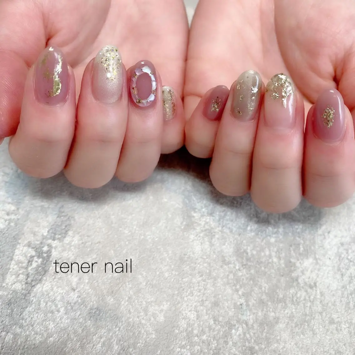 ネイル ピンク パープル テネルネイル tener nailのネイルデザイン