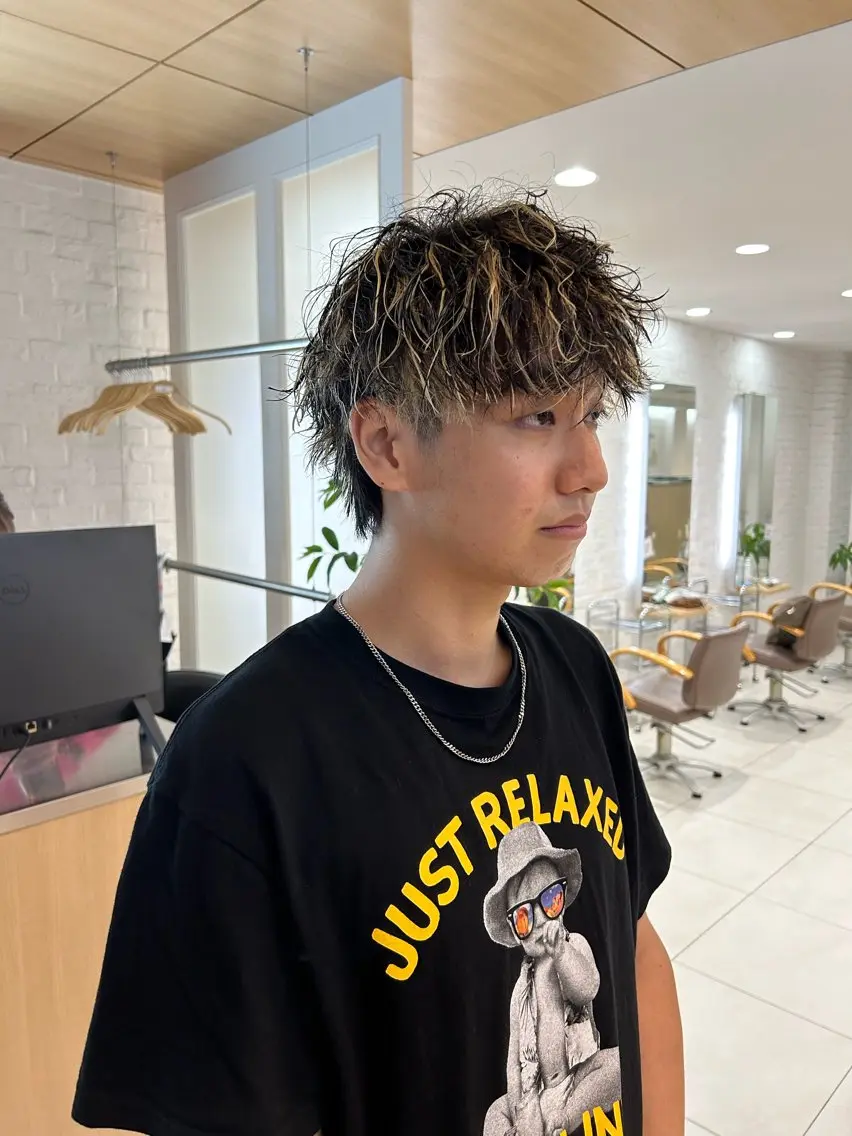 《メンズクーポン》カットパーマトリートメントの写真