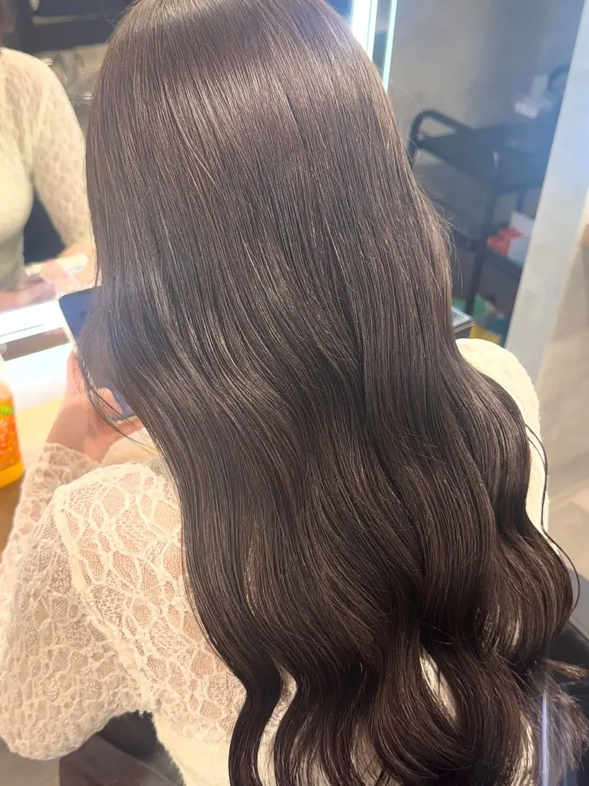 ロング カラー ヘアアレンジ ヘアカラー 🐥札幌赤み黄味消し /🐥ユウトのヘアスタイル