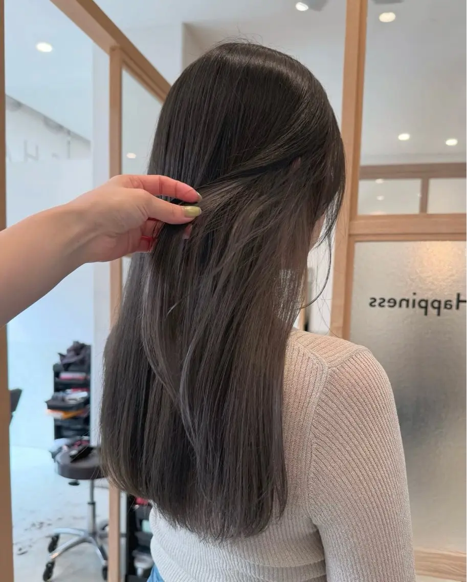 ロング カット ヘアカラー トリートメント 𓍯柔らかhair 𓍯 yukinoのヘアスタイル