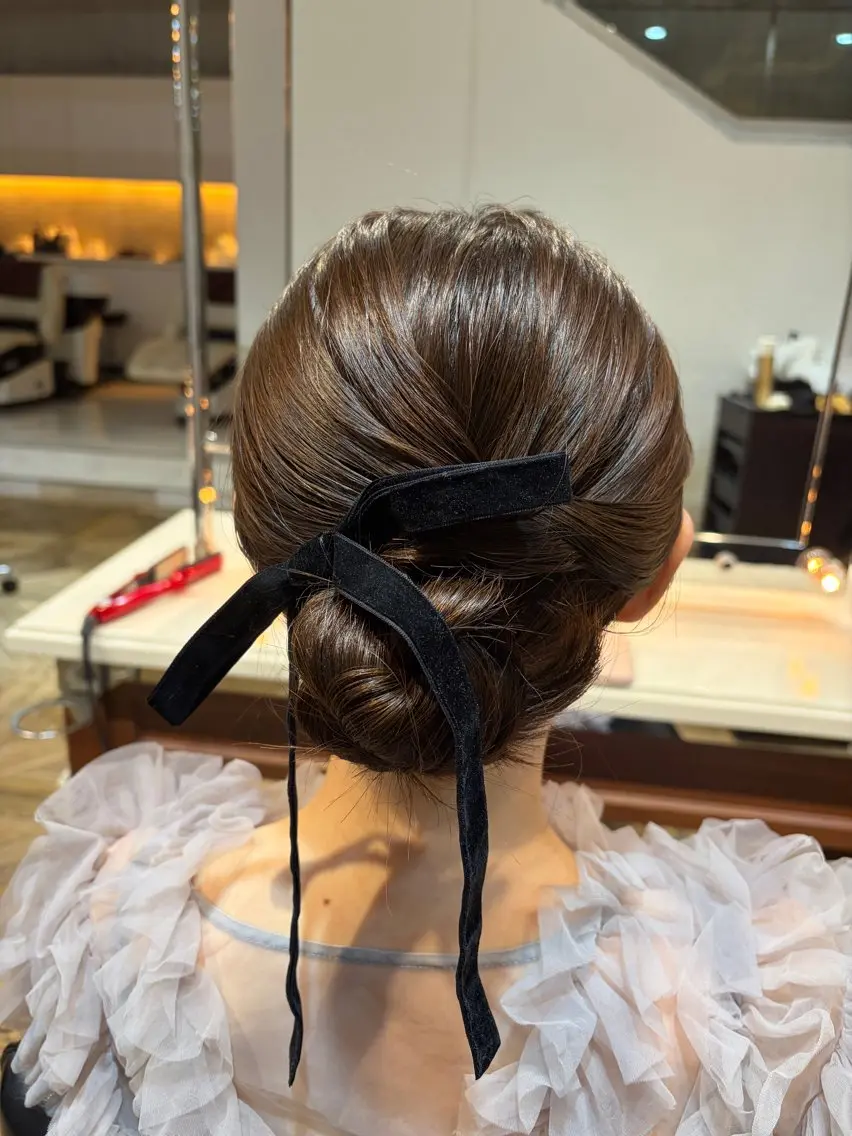 ヘアアレンジ ヘアセット ご新規様限定 透明感カラーKANAのヘアスタイル