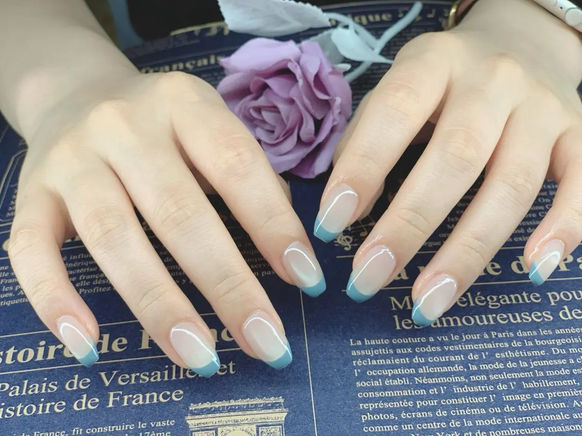 ネイル ジェルネイル 韓国ネイル ニュアンスネイル パラジェル ワンホンネイル Kaori Nailのネイルデザイン
