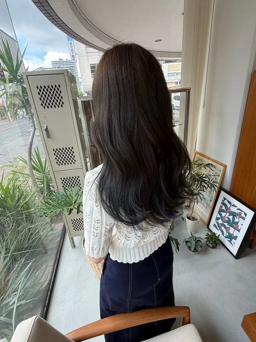 ロング カラー グラデーションカラー カット ヘアカラー まなみ/ PORT SALONのヘアスタイル