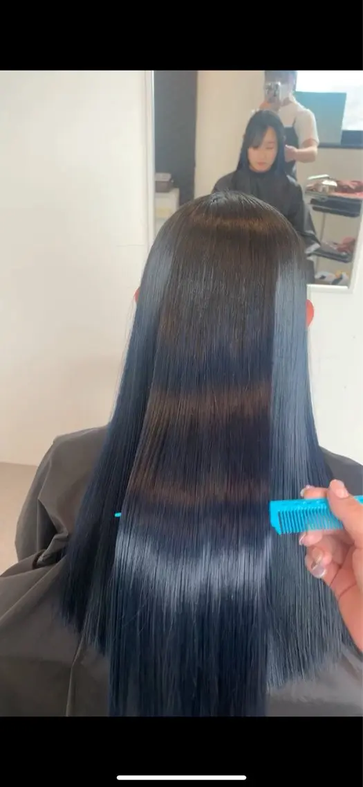 ロング カラー Agu peachのヘアスタイル