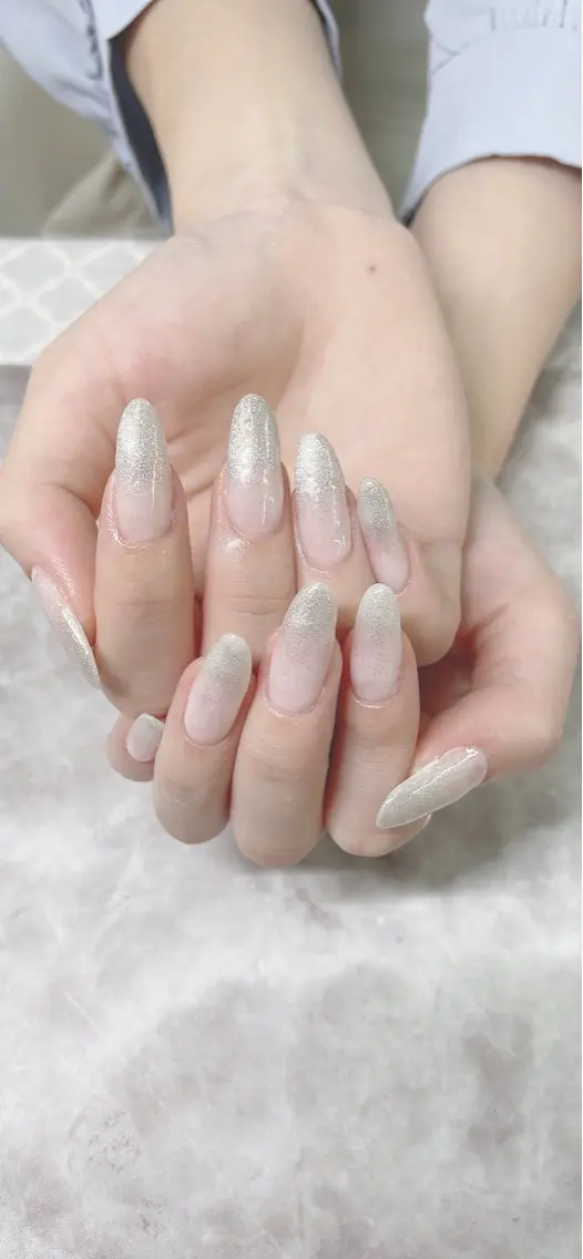 ネイル キラキラネイル 韓国ネイル ネイルチップ ワンホンネイル Anela Nail Studioのネイルデザイン