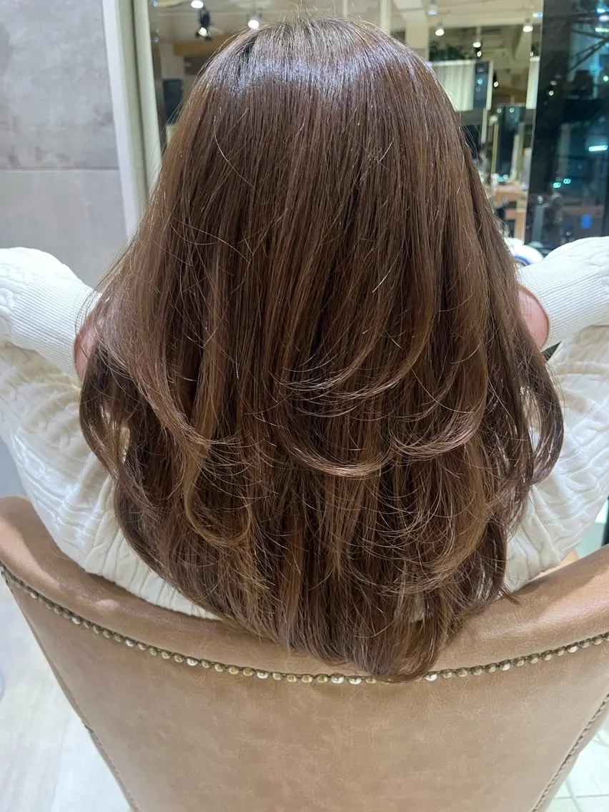 18時​〜​1名様限定❕❕レイヤーカット✂️🎀　　口コミサービスで＋1step  treatment🧴の写真